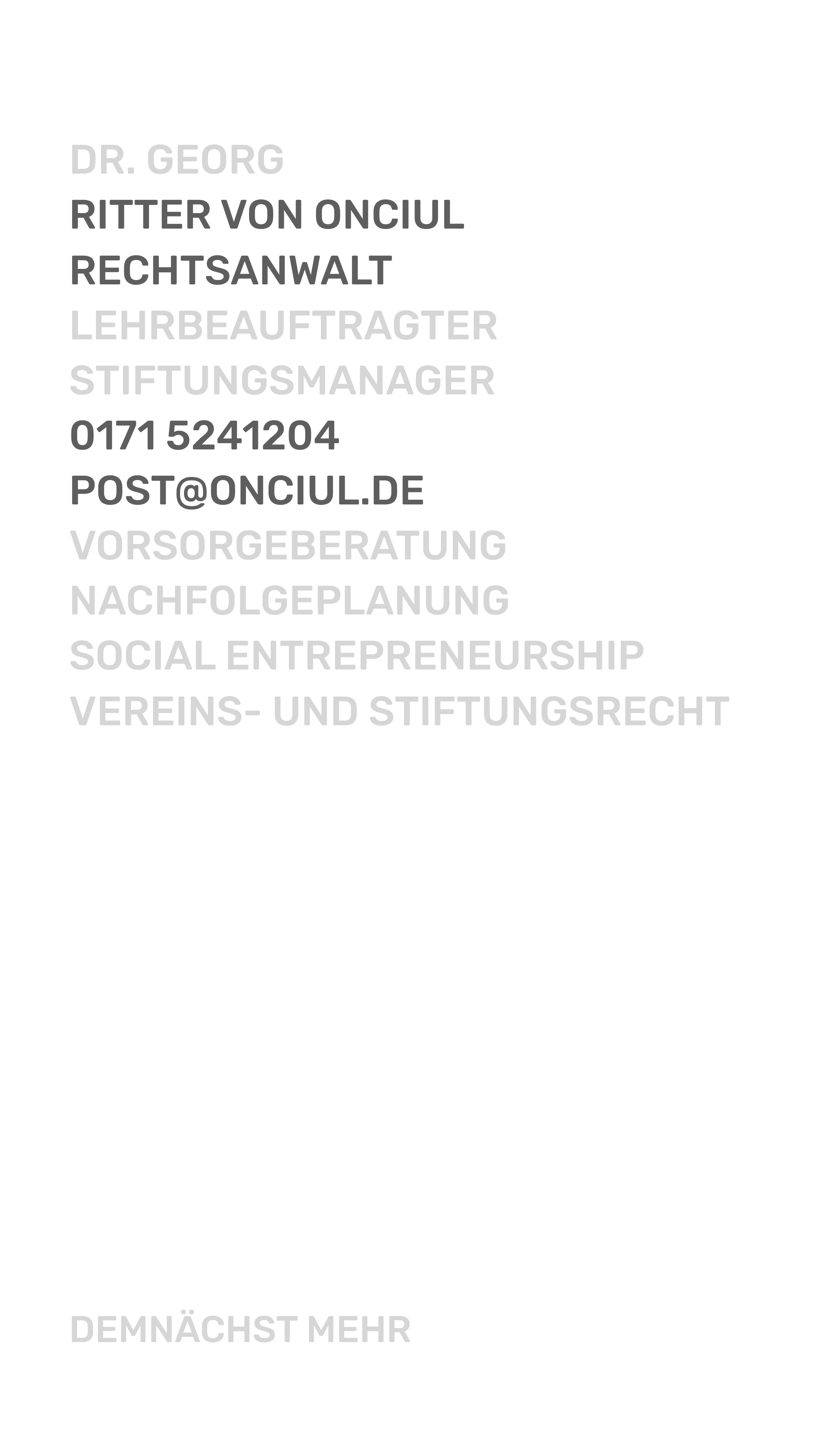 Anwaltskanzlei Ritter von Onciul